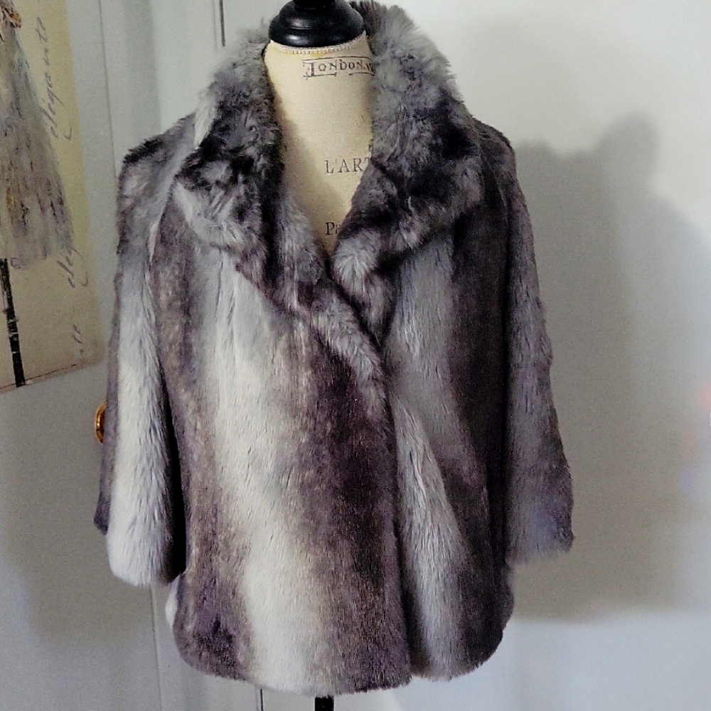 Calvin Klein Gray Teddy Jacket